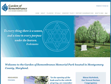 Tablet Screenshot of gardenofremembrance.org